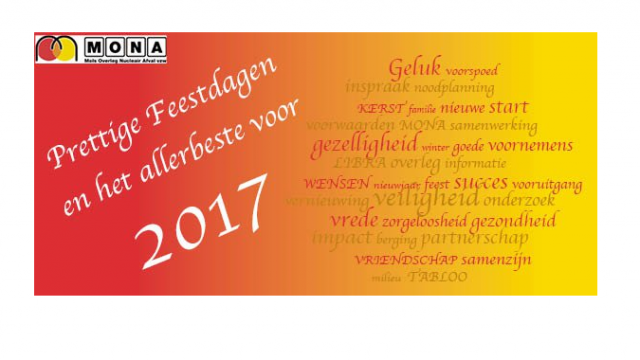 Prettige Feestdagen en het allerbeste voor 2017