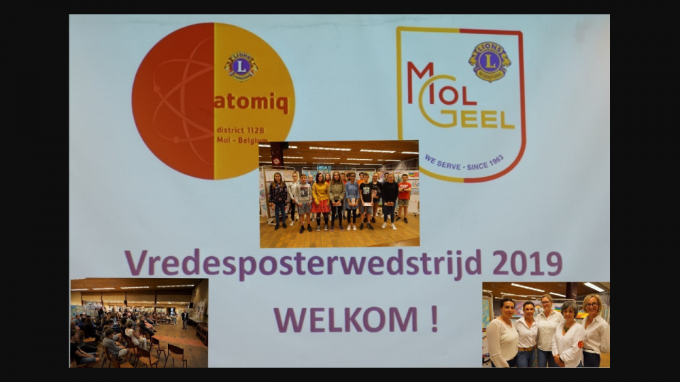 Vredesposterwedstrijd Lions Atomiq Mol-Geel