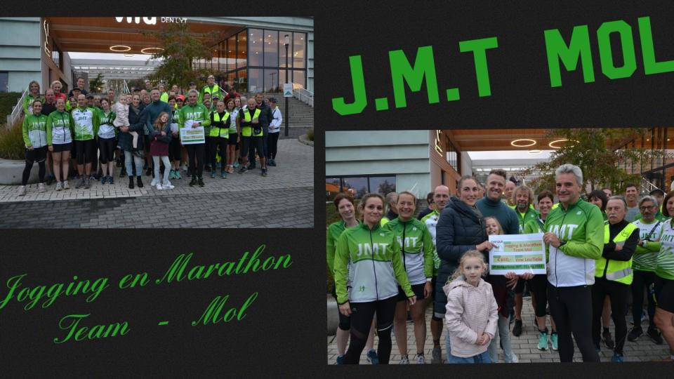 Jogging en Marathon Team Mol gaat voor het goede doel