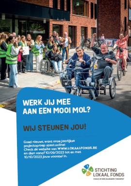 5de projectoproep “Werk jij mee aan (een) Mooi Mol?”