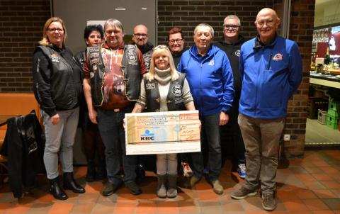 VZW Biker Friends steunt het goede doel