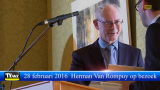 Herman Van Rompuy geeft lezing in het t Kristallijn   