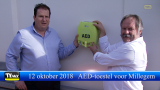 Millegem: Mollenrit vzw en bvba Michel Foets schenken AED toestel